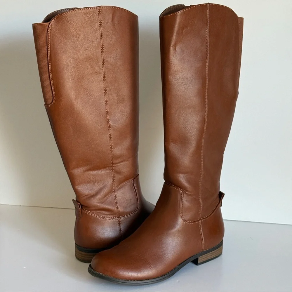 Universal Thread Brown Knee High Boots Size 8.5